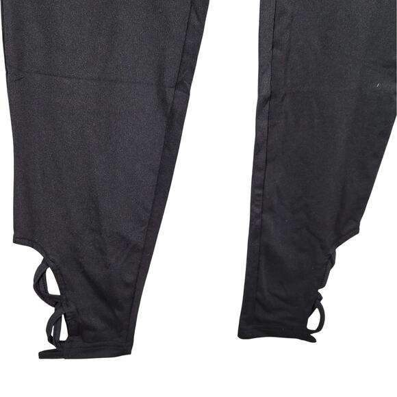 ZAFUL Black Cut-Out Crisscross Ankle Leggings Size M NWT - Picture 5 of 9